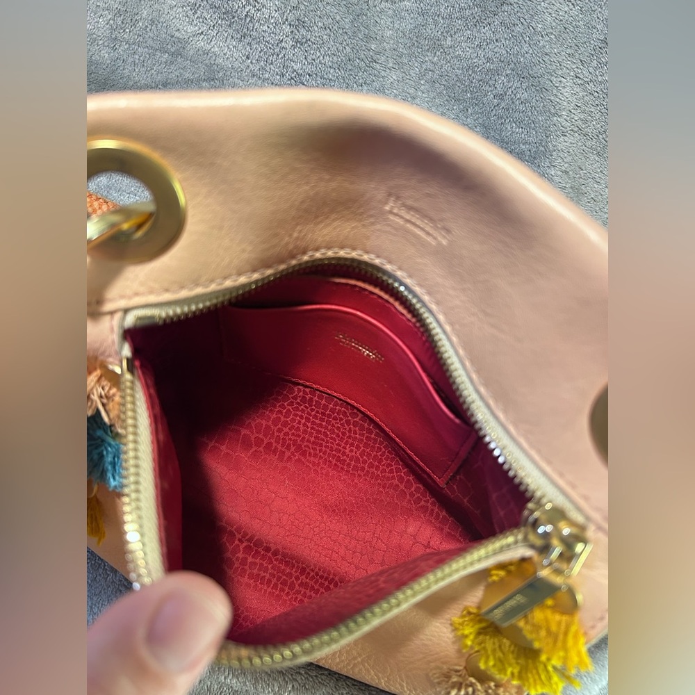 Hammitt Tropic Wink Tony Small Exotic and Pebbled Leather Crossbody - Picture 9 of 10